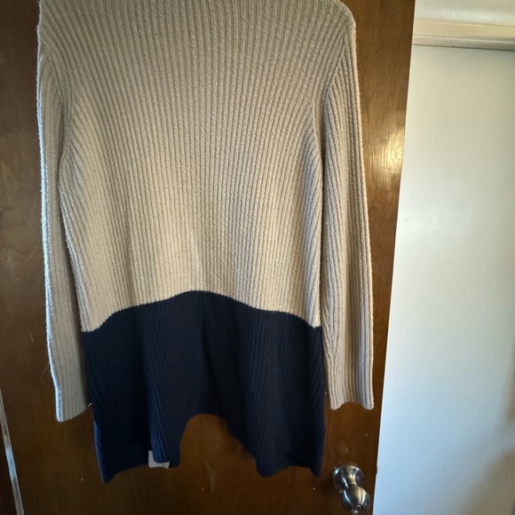 Ladies fall / winter color block cardigan - Picture 7 of 7